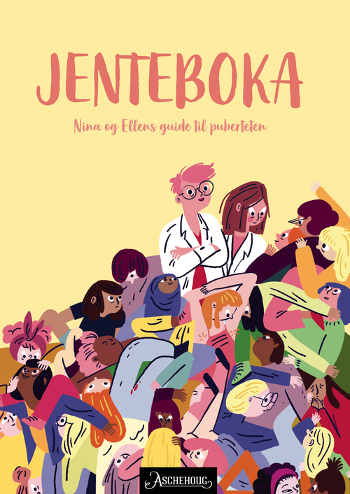 Cover of The Girl Book. Nina and Ellen’s guide to puberty