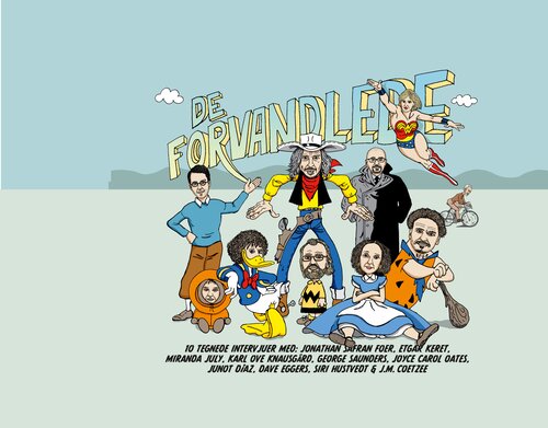 Cover of The Transformed. 10 Literary Cartoon Interviews